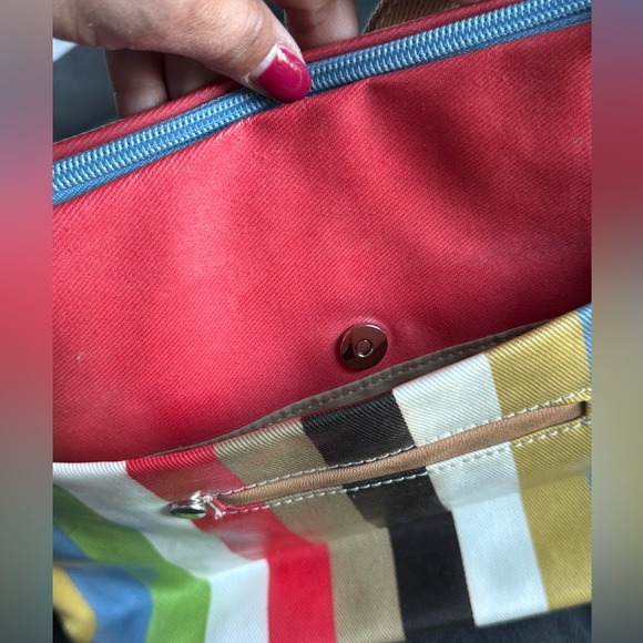 Giani Bernini multicolored striped adjustable bag - Picture 3 of 14